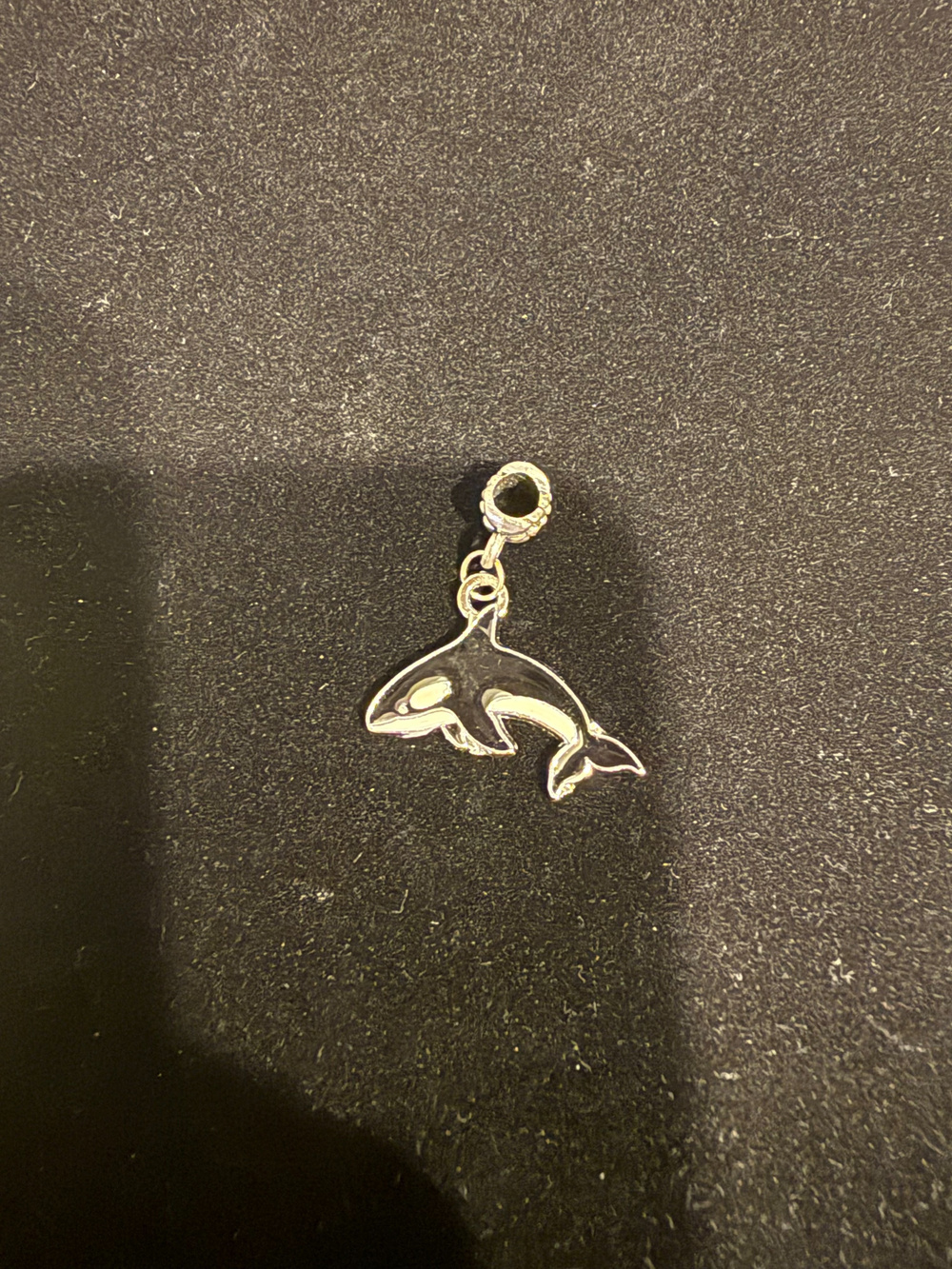 Dolphin Charm Pendant Silver Tone Ocean Sea Life